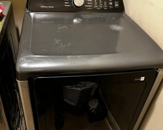 #85 LG Front Load Washer Steam (as is Rubber Gasket) Model 307KWUC41470 $200.00
#86 Samsung Moisture Senor Swing Door Dryer - Model DVE45T340 $200.00