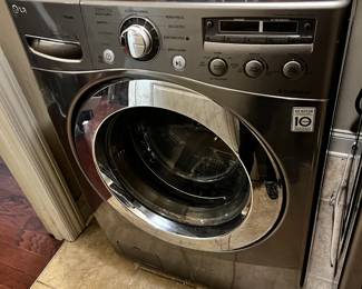 #85 LG Front Load Washer Steam (as is Rubber Gasket) Model 307KWUC41470 $200.00
#86 Samsung Moisture Senor Swing Door Dryer - Model DVE45T340 $200.00