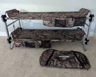    #182  Kid-O-Bunk Stackable Cots by Mossy Oak - Length - 64" x 32W x 32H = $125
