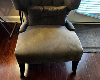 #82 Gray Button Back Nailhead Side Chair $75.00
#83 Gray Button Back Nailhead Side Chair $75.00