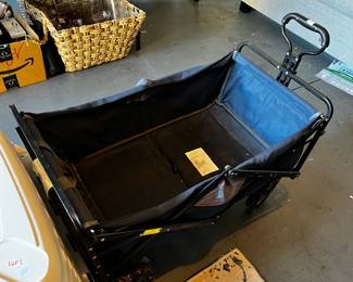 #121 Blue Utility Cart Wagon Foldable $30.00