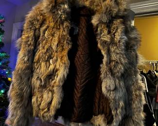 #178 Rabbit Fur Size M jacket $30.00