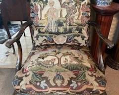 100+ years. Needlepoint Upholstery