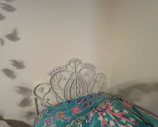 Wicker Headboard Twin