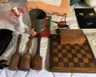 Old Kitchenwares, Chess / Checker Board