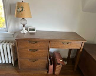 Mid Century Desk, Lamp
