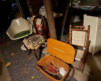 Mid Century Tulip Chair, Basket & More!