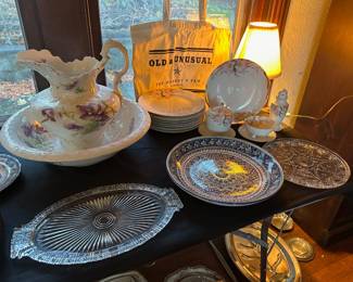 Pitcher & Bowl, Noritake China, Serving Plates