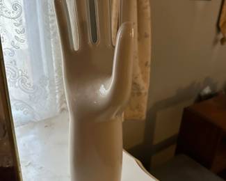 Hall China Porcelain Hand / Glove Mold