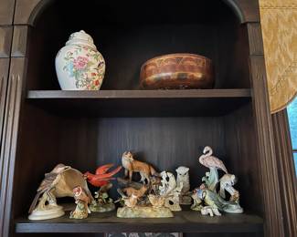 Aynsley Pembroke Ginger Jar, Bowl, Crown Staffordshire & Beswick Birds