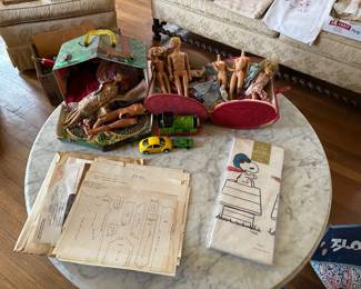 Vintage Barbie, Ken, GI Joe, Clothing Patterns Designed For Mattel