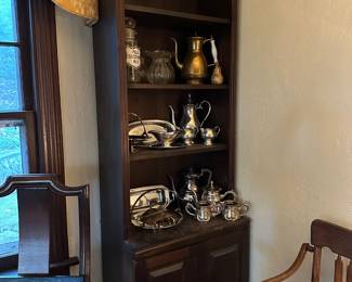 Cabinet, Silver Plate