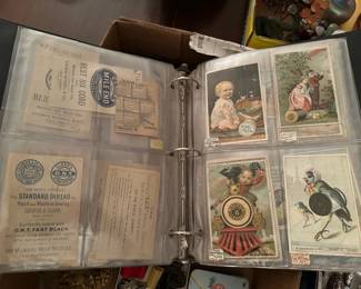 Scrapbook of Sewing Trading Cards