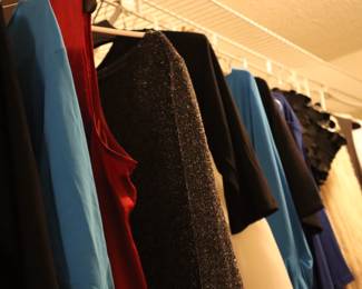 Ladies clothing of various sizes