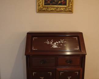 Asian drop front desk