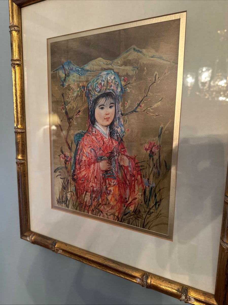 Edna Hibel Print #778/1000
1978 published! 
Stunning!! 