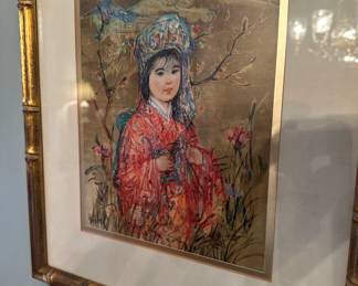 Edna Hibel Print #778/1000
1978 published! 
Stunning!! 