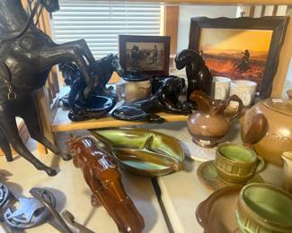 Huge Frankoma Collection - Frankoma Animal Figurines, Frankoma Servingware, Frankoma W. Stone