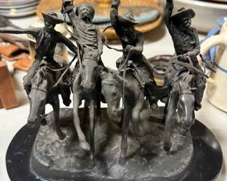 Frederic Remington Bronze Statue