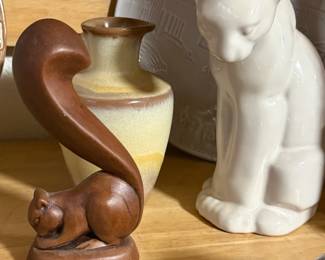 Vintage Frankoma pottery figurines