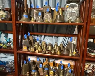 Collection of Cow and other bells