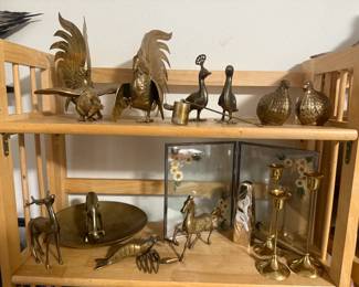 Vintage Brass animal figurines