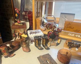 Small cowboy boot collectibles