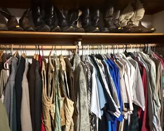 Vintage and Modern Men's Clothing and Boots