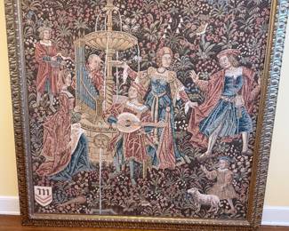 Very Large Framed Tapestry