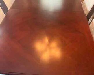 Dining Table with 1 leaf and 8 chairs