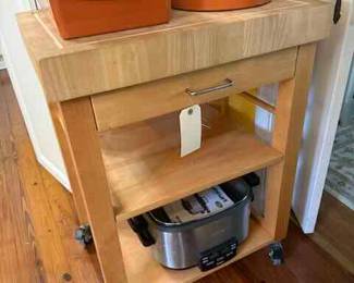Butcher Block cart