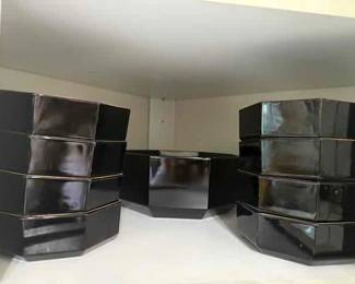 1990's Black Salad set