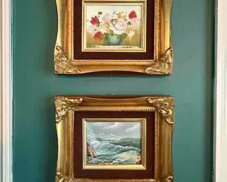 Small Oil on Board Paintings