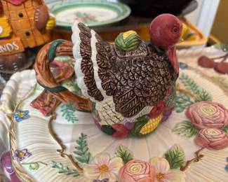 Small turkey teapot.