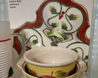 Fitz and Floyd sectional server dish.