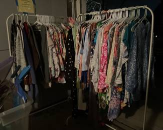 Women's clothing Small, Medium, Large, XL and 3X.