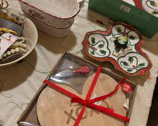 Heart cutting board.