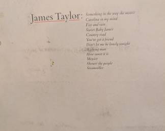 Vinyl James Taylor Carolina on my mind record album