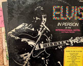 Vinyl Elvis in person at the international hotel record
