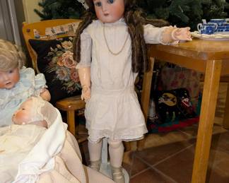 Articulated French turn of the century doll