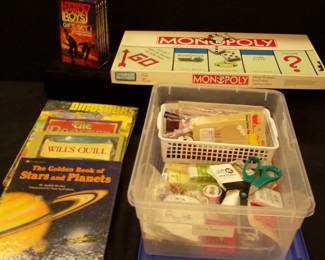 Sewing Items        Old Monopoly Game