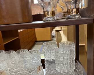 Lucite acrylic barware
