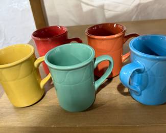 Fiesta ware mugs