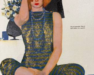 Unique art print, "The Quarrel"