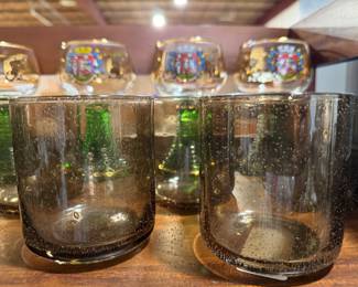 Handblown beautiful barware