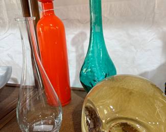 beautiful vintage glass and barware