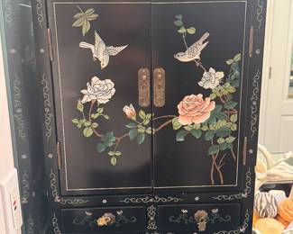 Hand painted chinoiserie