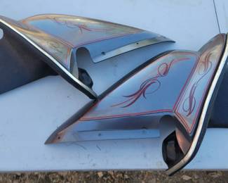 Motorcycle fairing parts