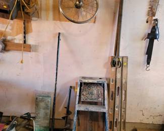 VTG levels, ladders and saws - and that welder's helmet