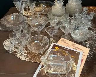 MI186VVintage Fostoria Baroque Depression Glass Reference Books